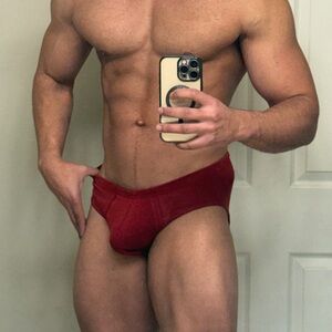 Hanes Men's Bold Red Briefs